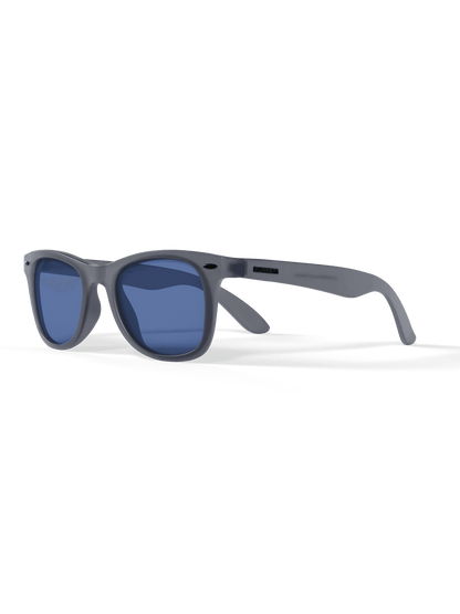 Gray Square Sport Sunglasses - Polarized UV400 for Men & Women