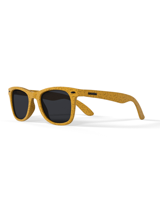 Lunettes de soleil sport carrées jaunes - Polarisées UV400 pour hommes et femmes