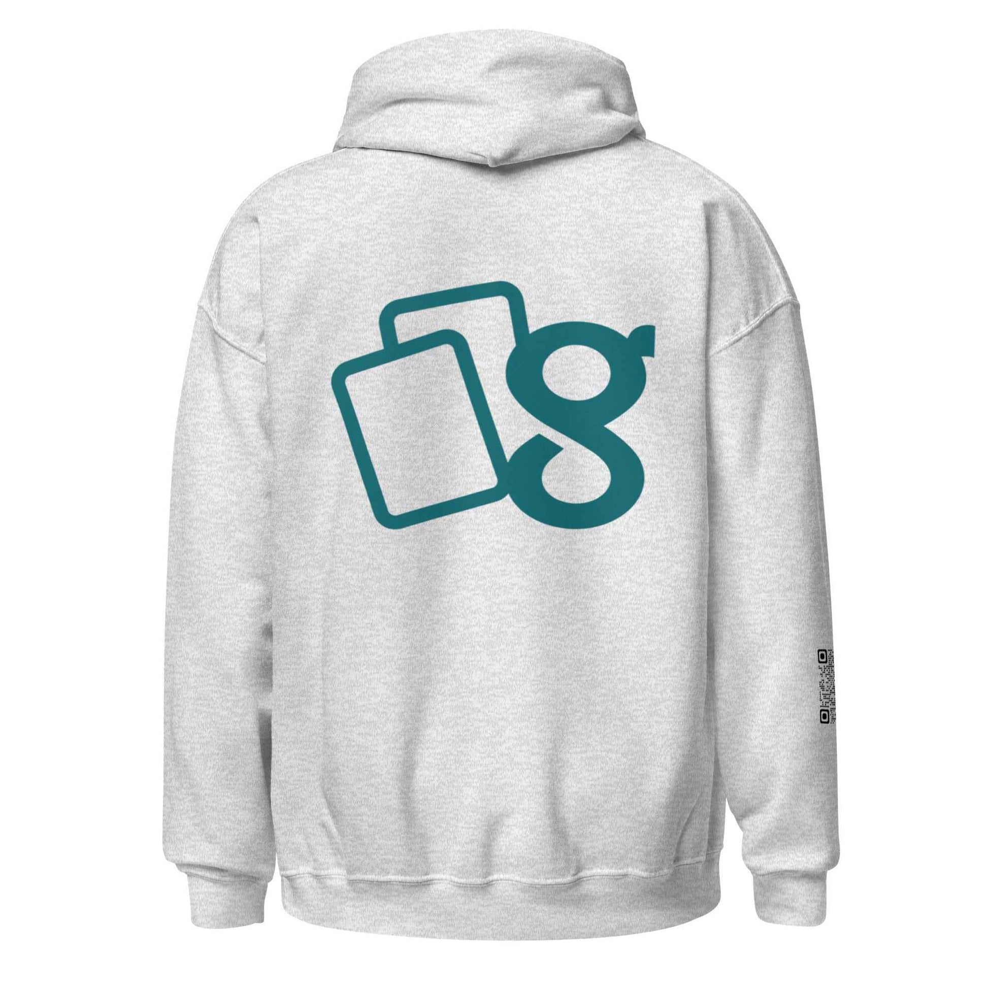 Grinfinite Cards! Unisex Hoodie w/QR code on sleeve