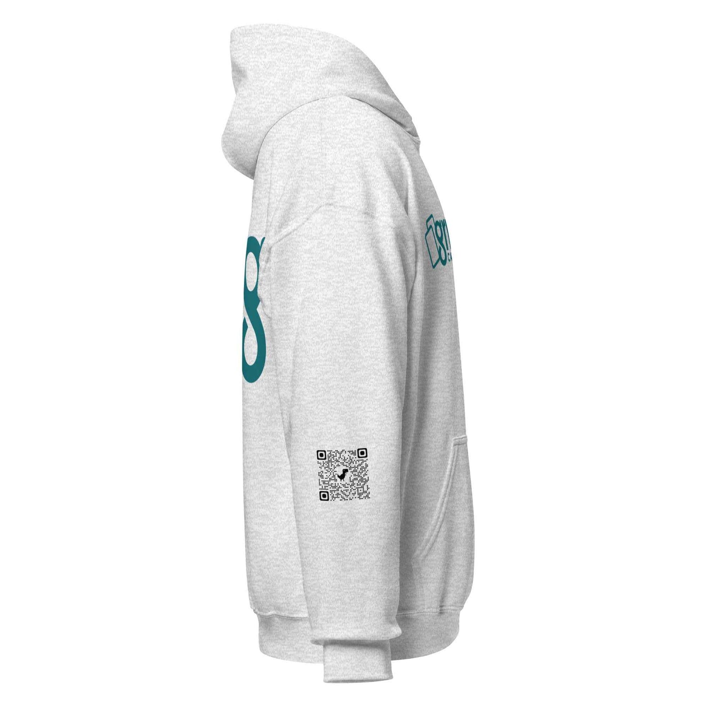 Grinfinite Cards! Unisex Hoodie w/QR code on sleeve