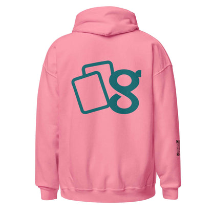 Grinfinite Cards! Unisex Hoodie w/QR code on sleeve