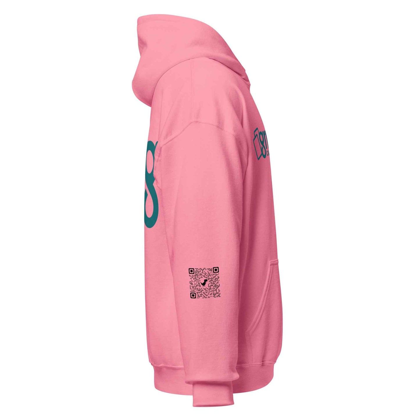 Grinfinite Cards! Unisex Hoodie w/QR code on sleeve