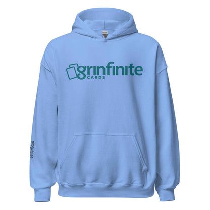 Grinfinite Cards! Unisex Hoodie w/QR code on sleeve