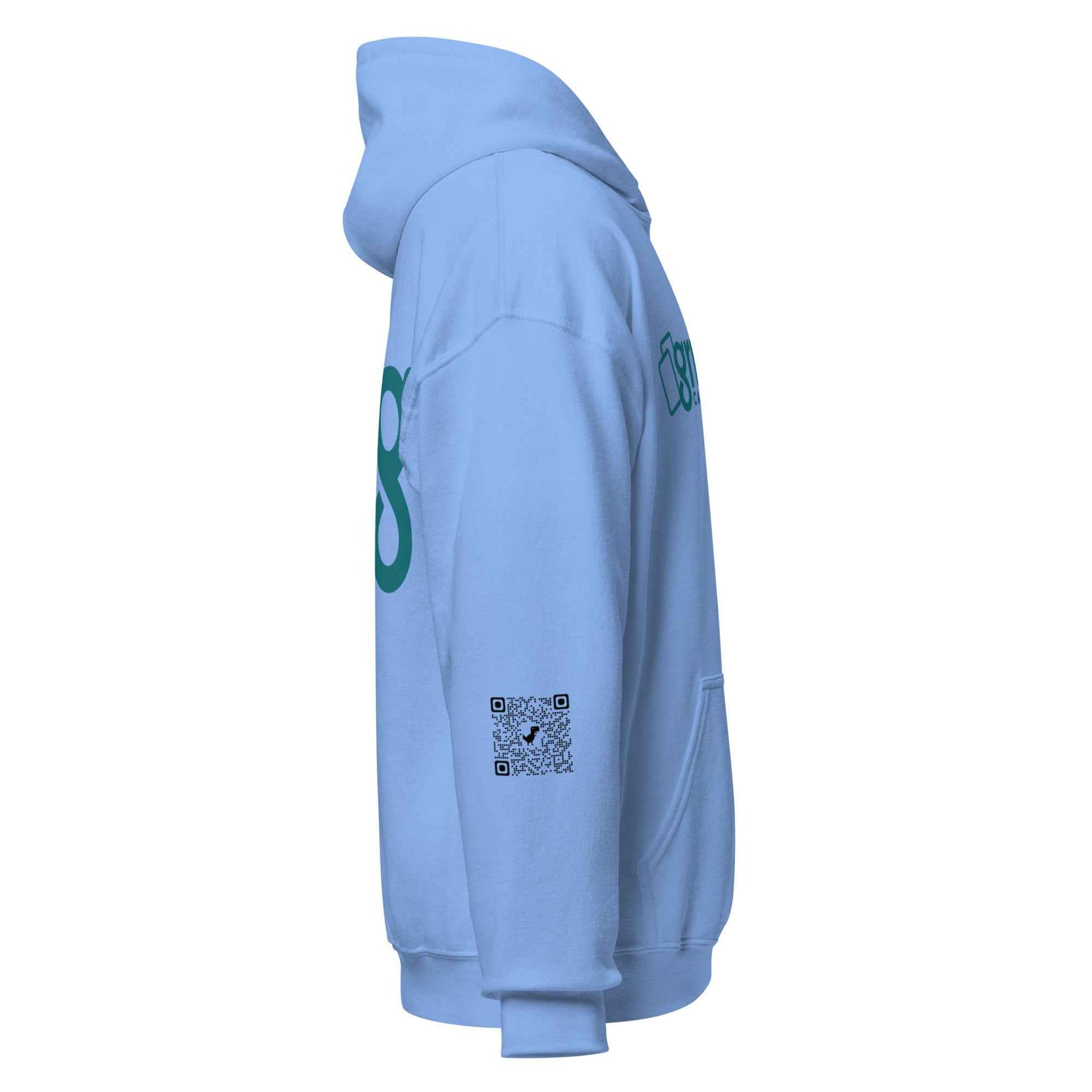 Grinfinite Cards! Unisex Hoodie w/QR code on sleeve