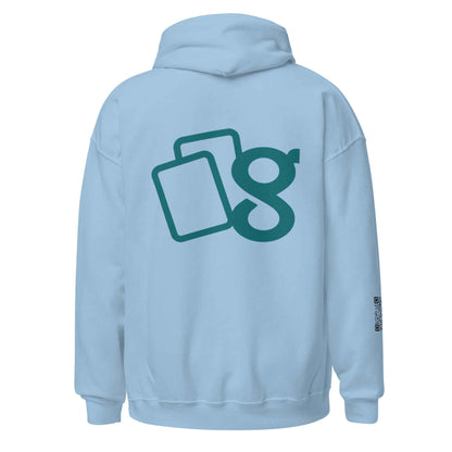 Grinfinite Cards! Unisex Hoodie w/QR code on sleeve