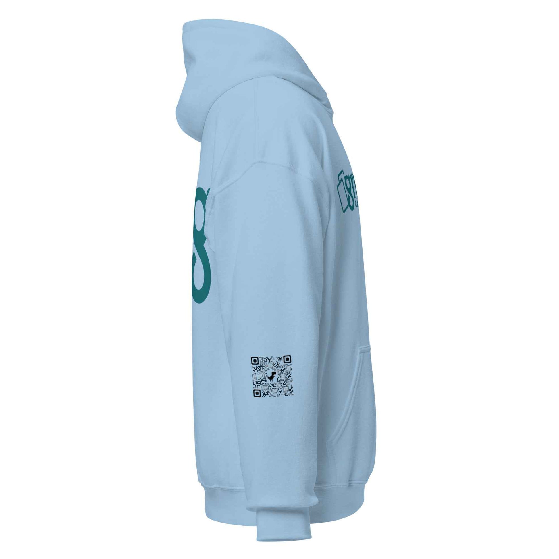 Grinfinite Cards! Unisex Hoodie w/QR code on sleeve