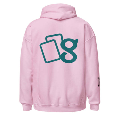 Grinfinite Cards! Unisex Hoodie w/QR code on sleeve