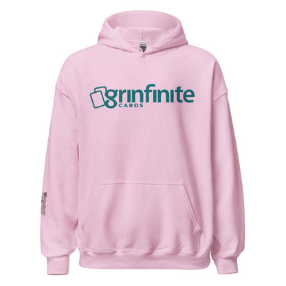 Grinfinite Cards! Unisex Hoodie w/QR code on sleeve