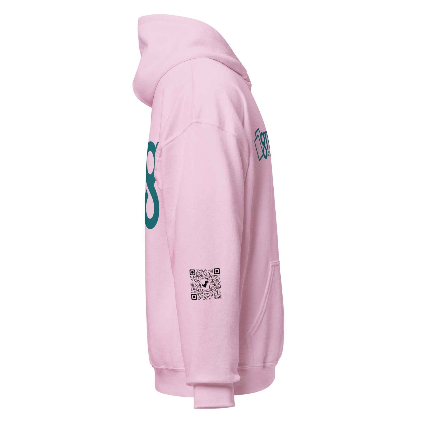 Grinfinite Cards! Unisex Hoodie w/QR code on sleeve