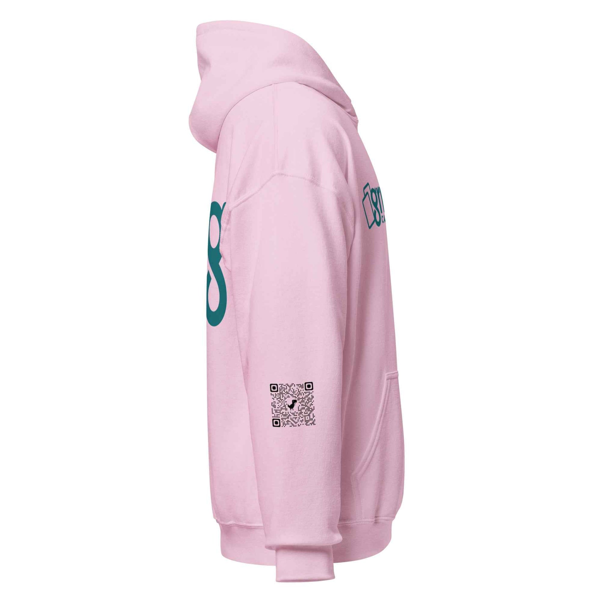 Grinfinite Cards! Unisex Hoodie w/QR code on sleeve