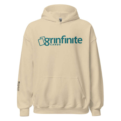 Grinfinite Cards! Unisex Hoodie w/QR code on sleeve