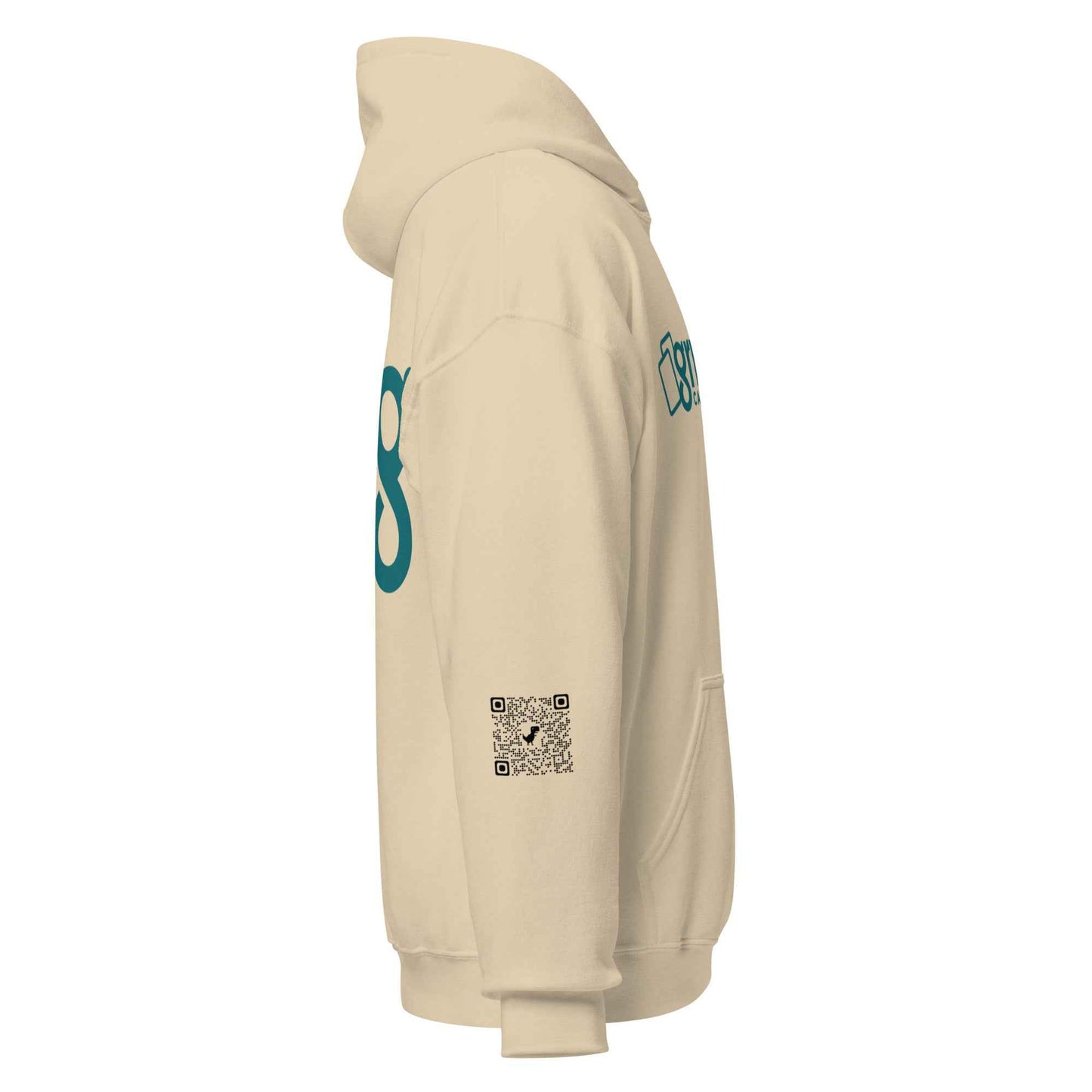 Grinfinite Cards! Unisex Hoodie w/QR code on sleeve