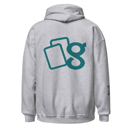 Grinfinite Cards! Unisex Hoodie w/QR code on sleeve