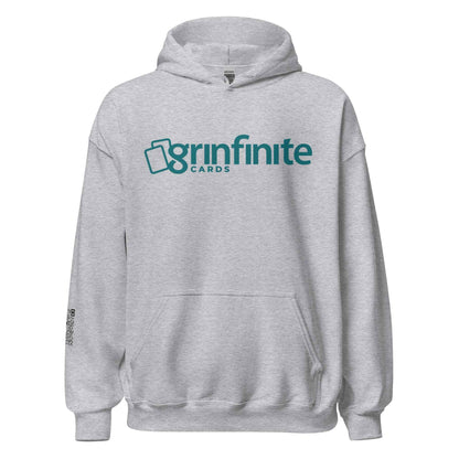 Grinfinite Cards! Unisex Hoodie w/QR code on sleeve