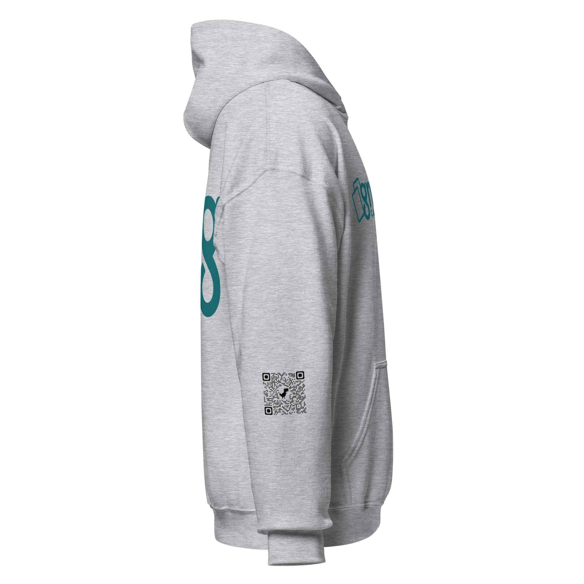 Grinfinite Cards! Unisex Hoodie w/QR code on sleeve