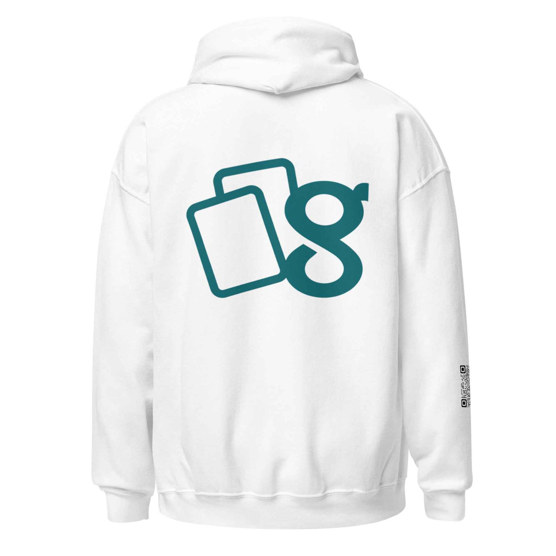 Grinfinite Cards! Unisex Hoodie w/QR code on sleeve