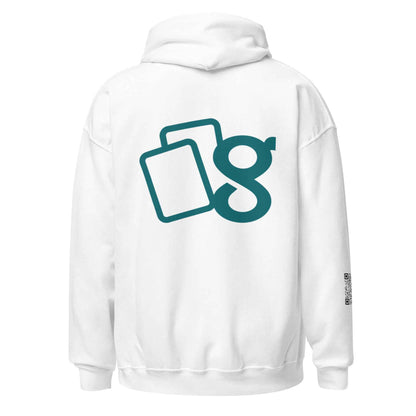 Grinfinite Cards! Unisex Hoodie w/QR code on sleeve