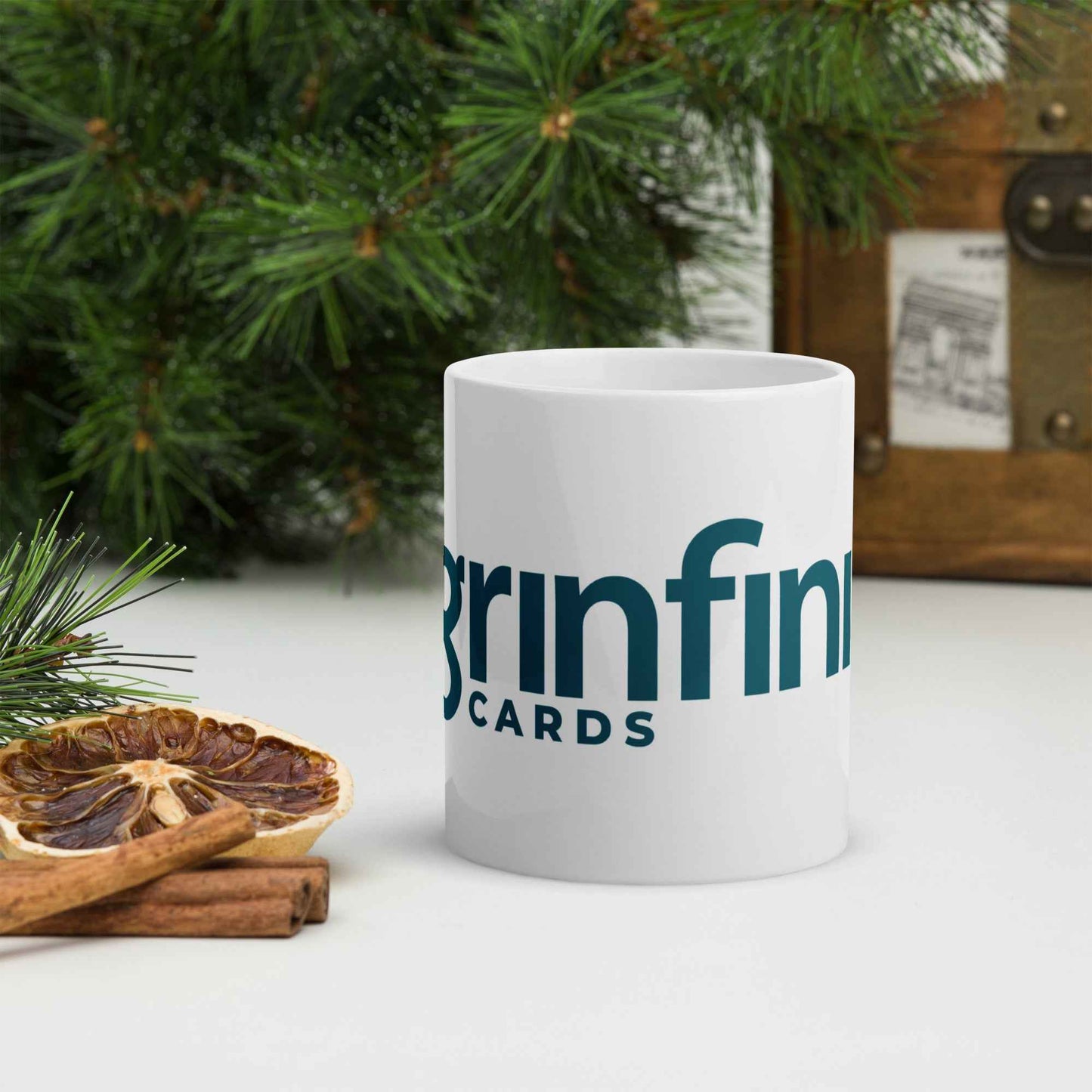 Grinfinite Cards glossy mug!