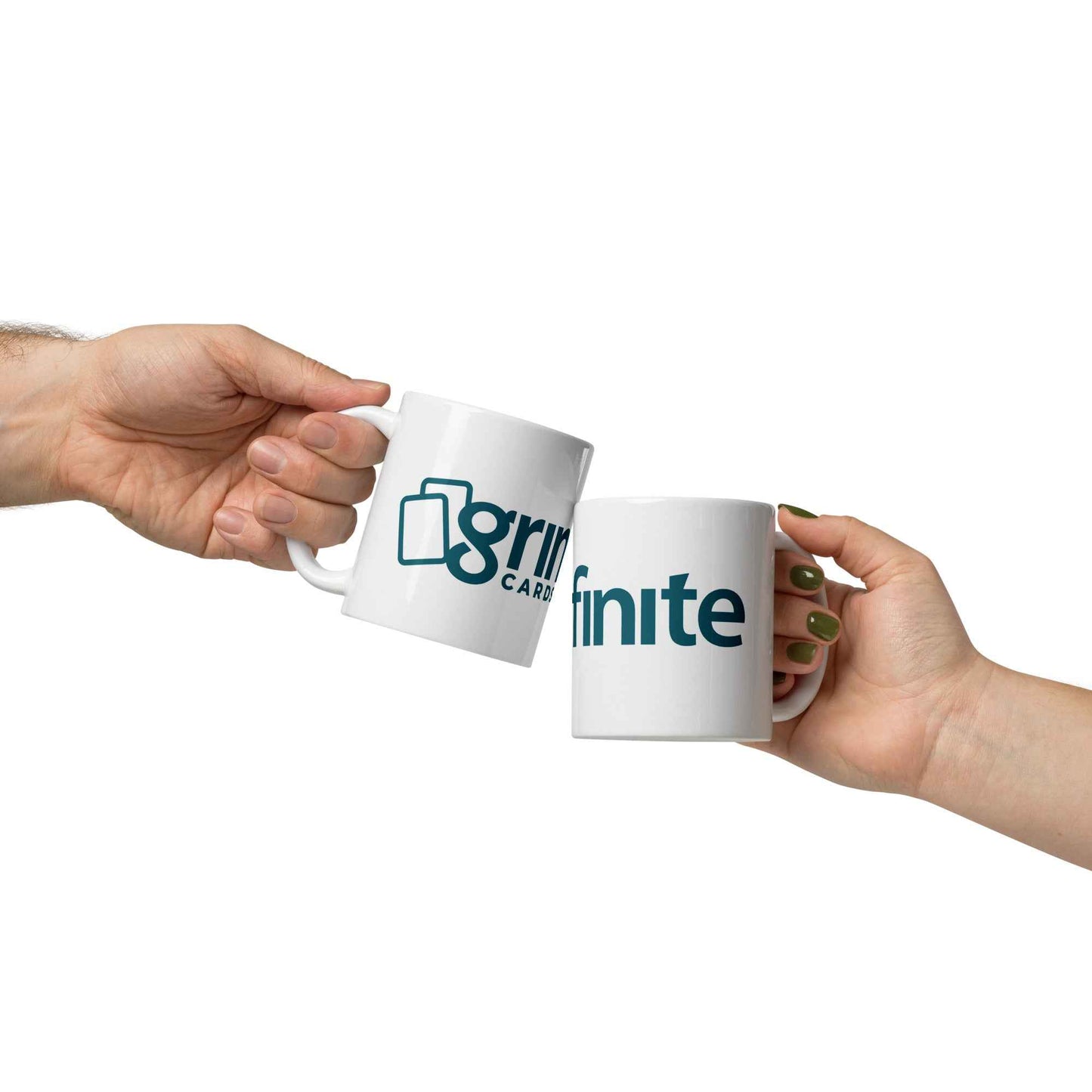 Grinfinite Cards glossy mug!
