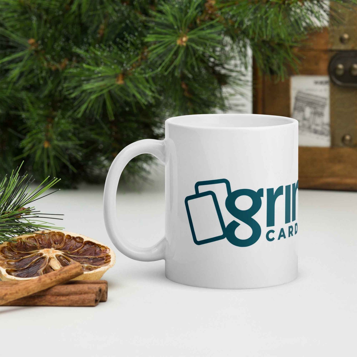 Grinfinite Cards glossy mug!
