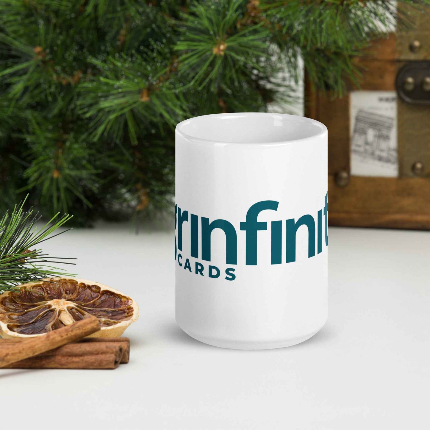 Grinfinite Cards glossy mug!