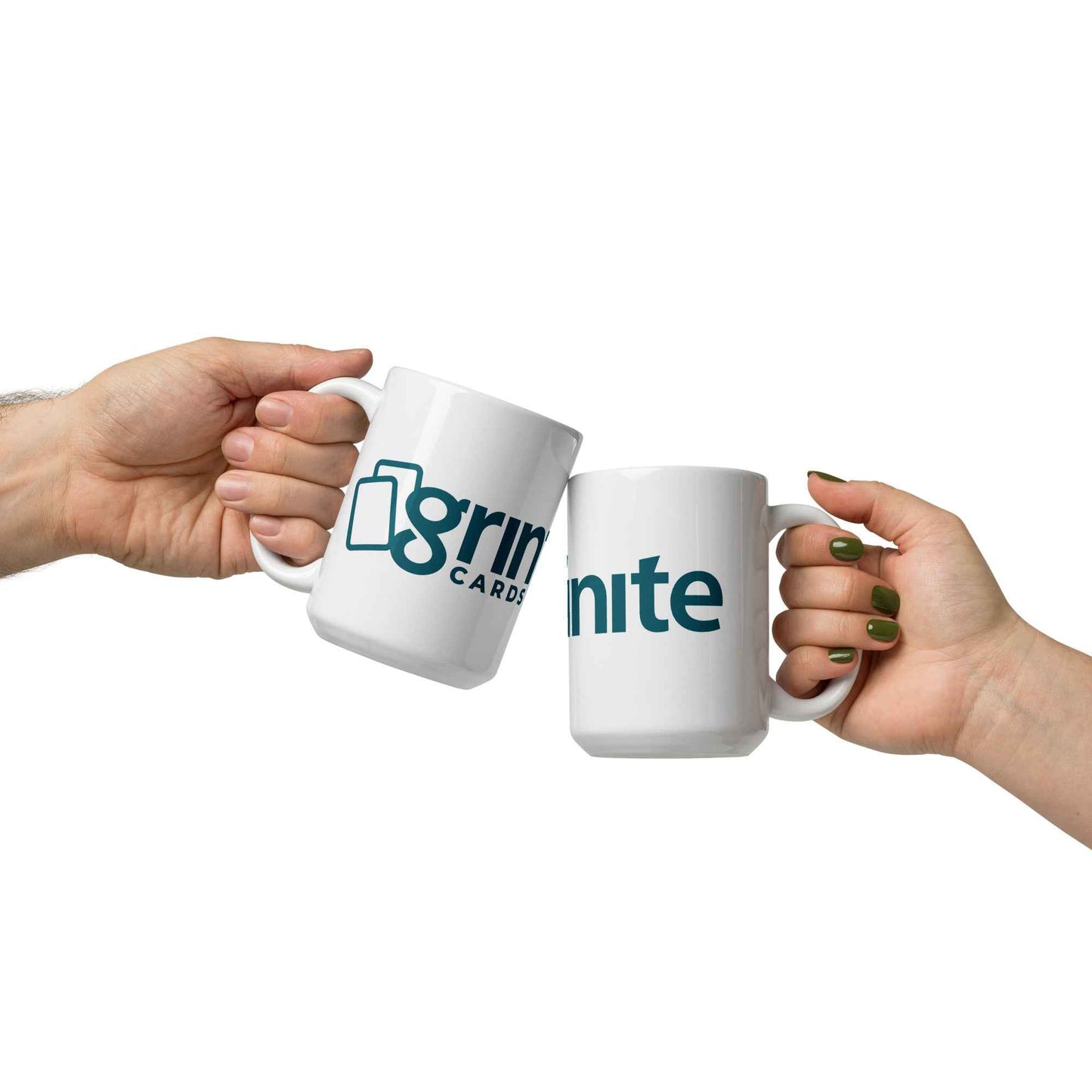 Grinfinite Cards glossy mug!