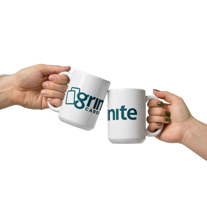 Grinfinite Cards glossy mug!