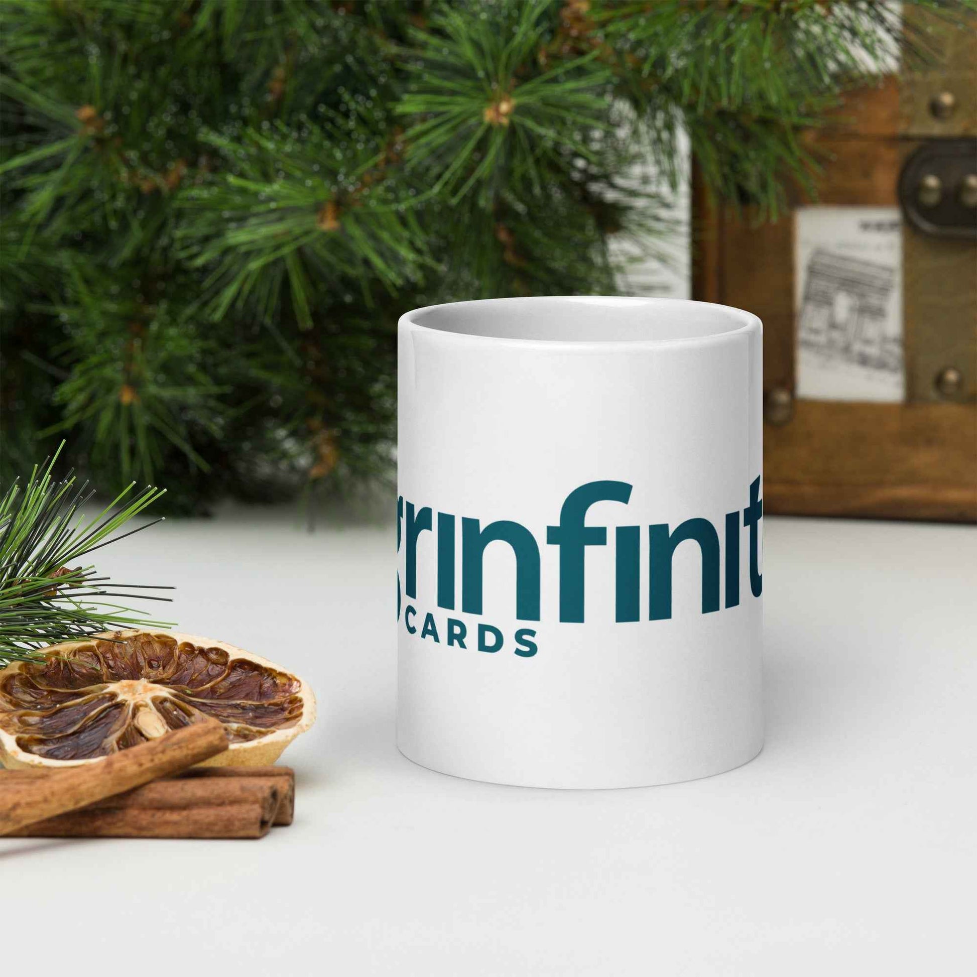 Grinfinite Cards glossy mug!